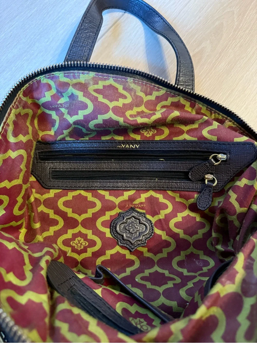orYANY Nikki Suede & Leather Satchel